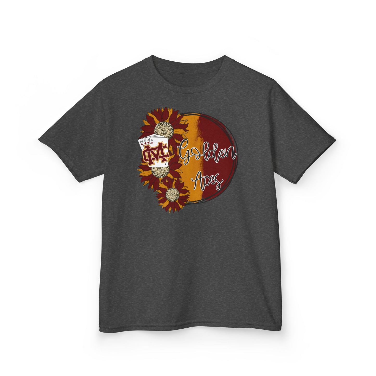 Golden Aces Sunflowers Kids Heavy Cotton™ Tee