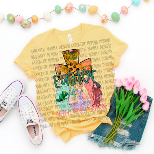 Tangled Easter Is Better With My Friends PNG File