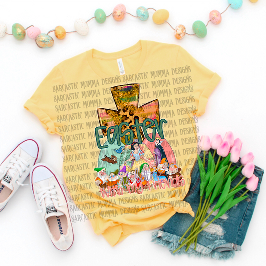 Snow White Easter Is Better With My Friends PNG File