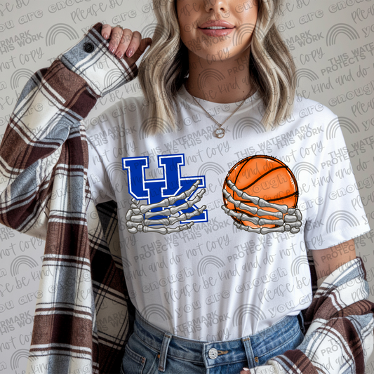 Kentucky Wildcats Basketball Skellie Hands PNG File