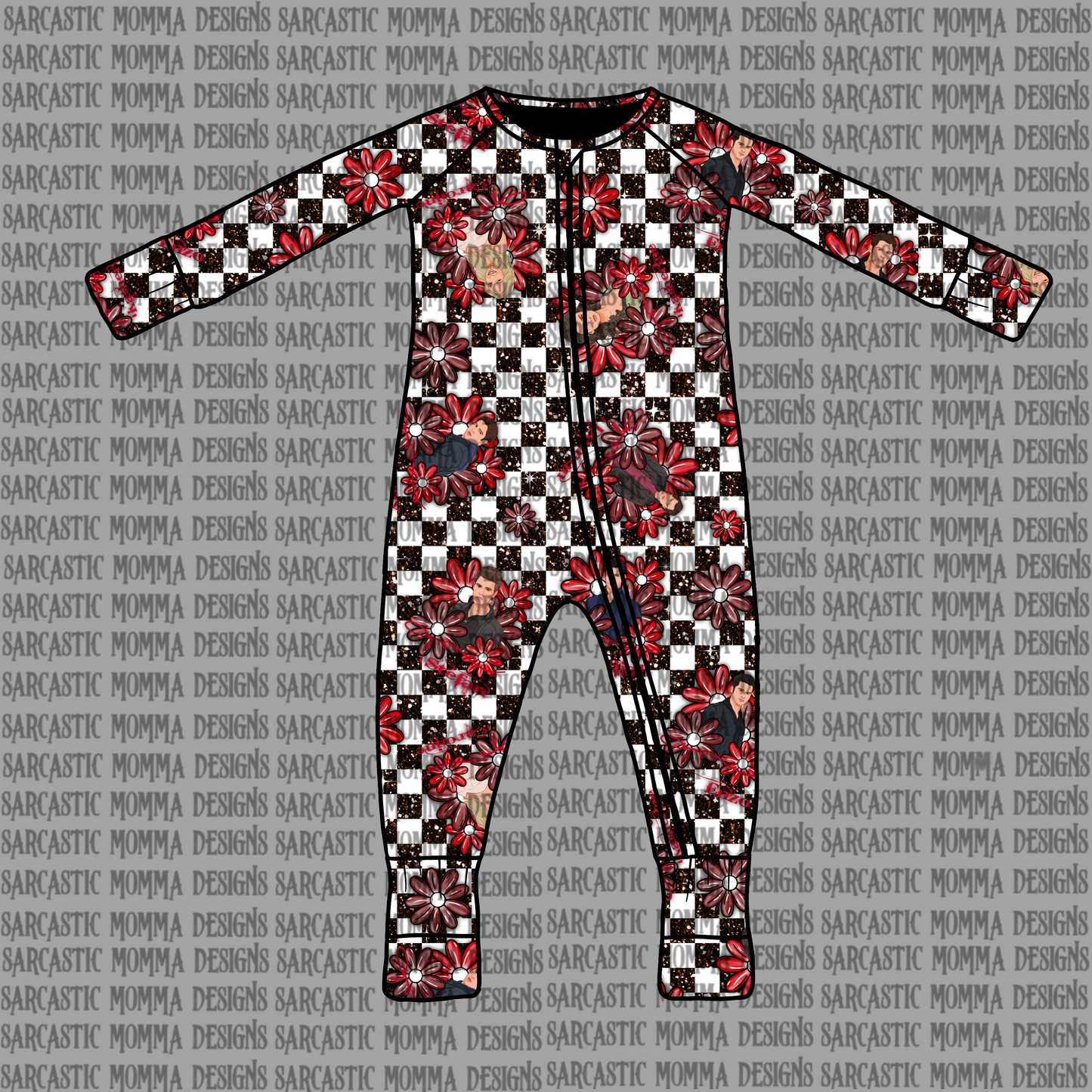 Vampire Diaries Floral Seamless File