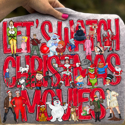 Christmas Movie Titles Bundle- 11 PNG File