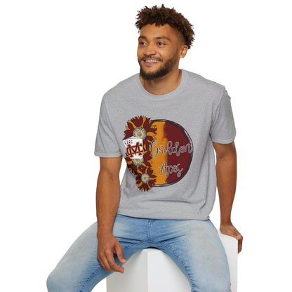Golden Aces Sunflowers Adult Unisex Softstyle T-Shirt