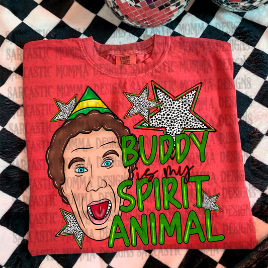 Buddy The Elf Is My Spirit Animal PNG File
