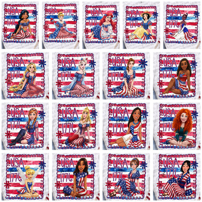 Princesses USA Since 1776 Bundle- 17 PNG Files