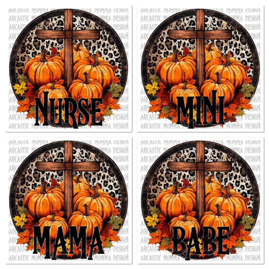 Fall Pumpkin Cross Titles Bundle