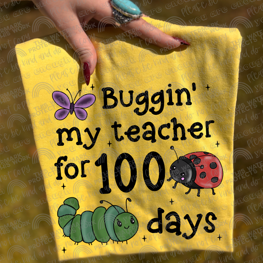Buggin My Teacher For 100 Days  PNG File