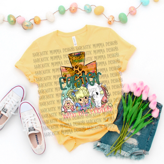 Rainbow Brite Easter Is Better With My Friends PNG File