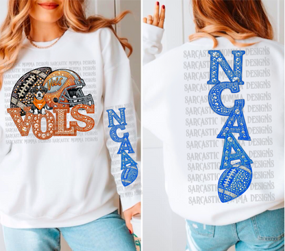 Vols Rhinestone Dog with Matching Sleeve- 2 PNG Files