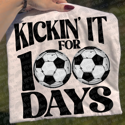 Kickin It For 100 Days PNG File