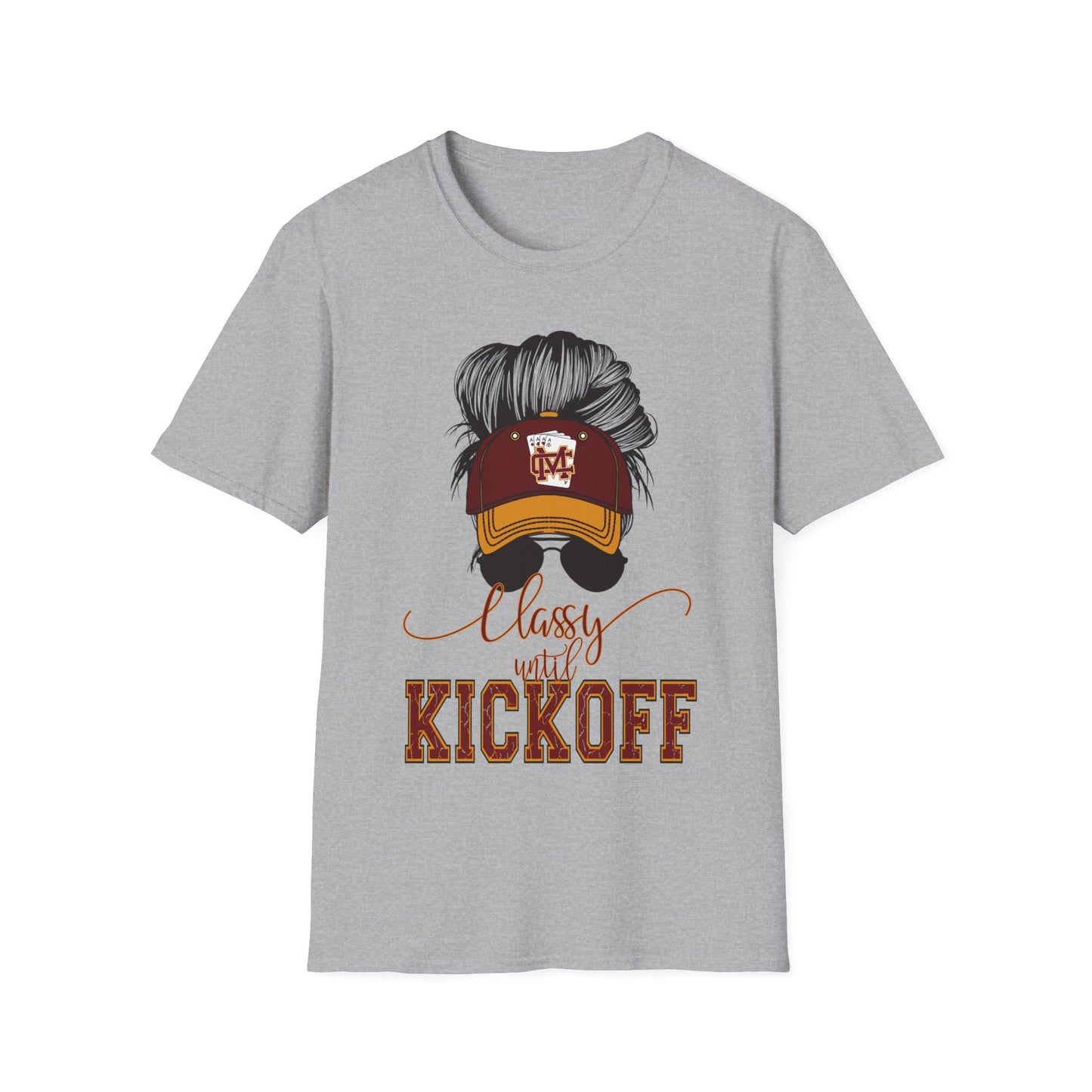 Aces Classy Until Kickoff Adult Unisex Softstyle T-Shirt