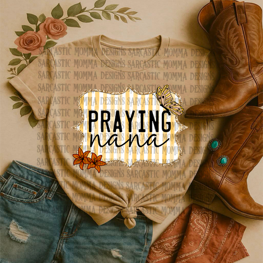 Praying Nana PNG File