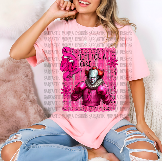 Fight For a Cure Breast Cancer Awareness Pennywise PNG File