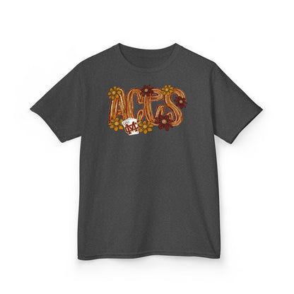 Aces Floral Brushstrokes Kids Heavy Cotton™ Tee