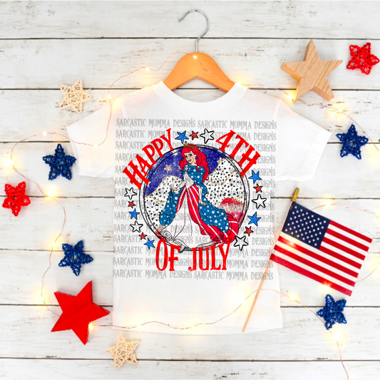 Happy 4th of July Ariel PNG File