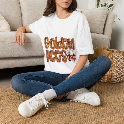 Golden Aces Brushstrokes Adult Unisex Softstyle T-Shirt