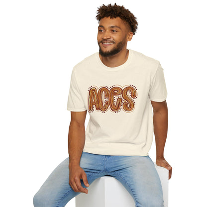 Aces Dots Adult Unisex Softstyle T-Shirt
