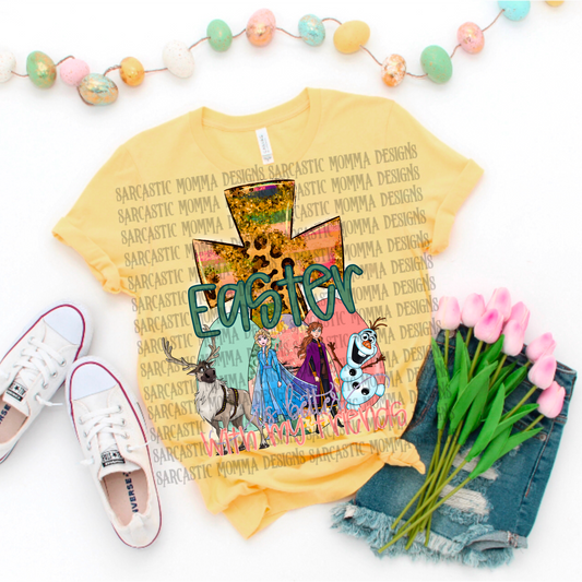 Frozen Easter Is Better With My Friends PNG File