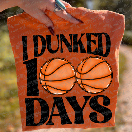 I Dunked 100 Days PNG File