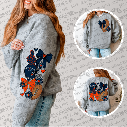 Roadrunners Bows with Pocket and Sleeve- 3 PNG Files