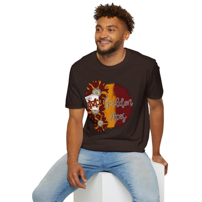 Golden Aces Sunflowers Adult Unisex Softstyle T-Shirt