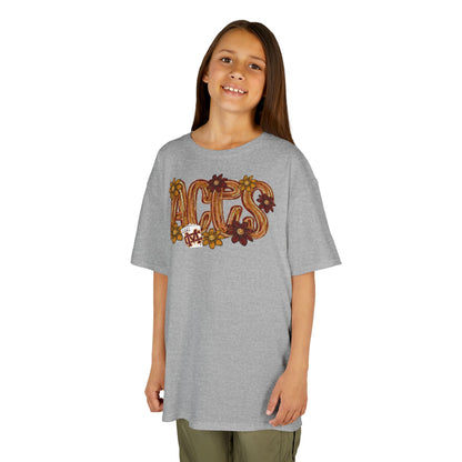 Aces Floral Brushstrokes Kids Heavy Cotton™ Tee