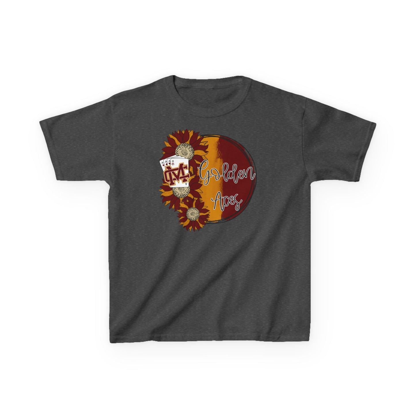 Golden Aces Sunflowers Kids Heavy Cotton™ Tee