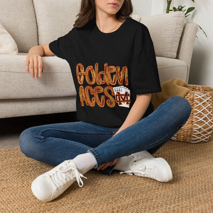 Golden Aces Brushstrokes Adult Unisex Softstyle T-Shirt