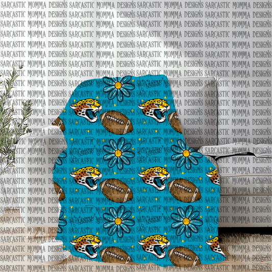 Jaguars Floral Seamless File