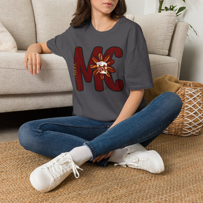 Aces Floral Letters Adult Unisex Softstyle T-Shirt