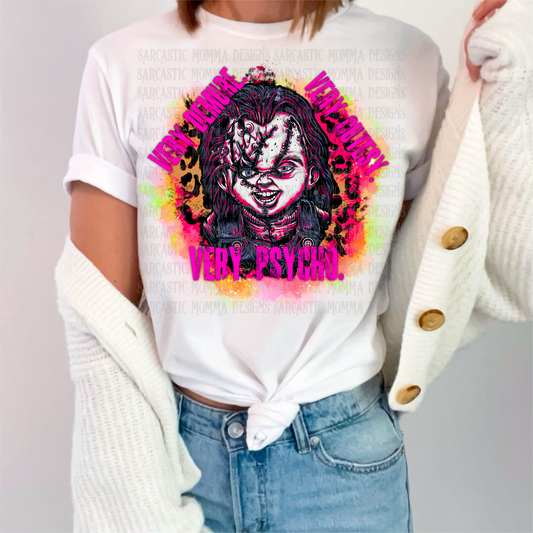Very Demure Cutesy Psycho Chucky PNG File