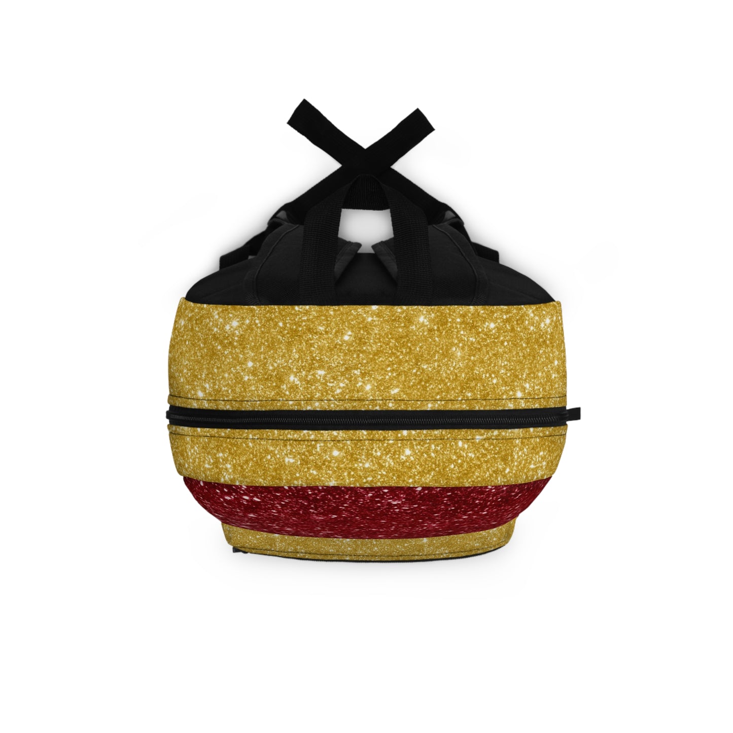 Golden Aces Faux Glitter Backpack