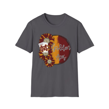 Golden Aces Sunflowers Adult Unisex Softstyle T-Shirt