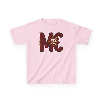 Aces Floral Letters Kids Heavy Cotton™ Tee