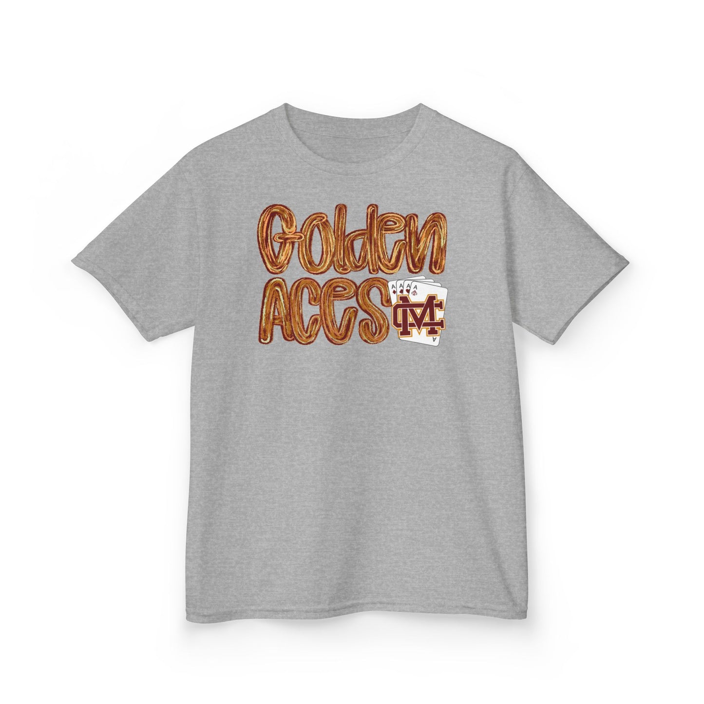 Golden Aces Brushstrokes Kids Heavy Cotton™ Tee