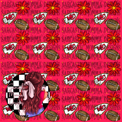 Chiefs Floral Seamless File