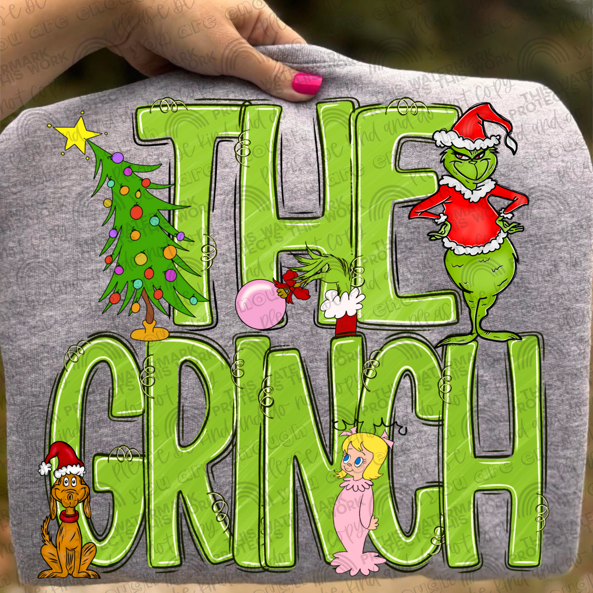 The Gr*nch PNG File