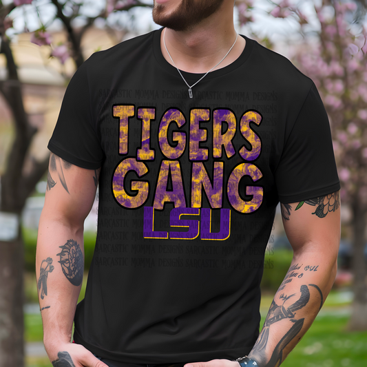 LSU Tigers Gang PNG File