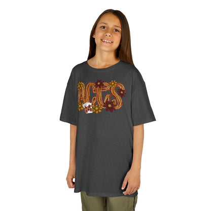 Aces Floral Brushstrokes Kids Heavy Cotton™ Tee
