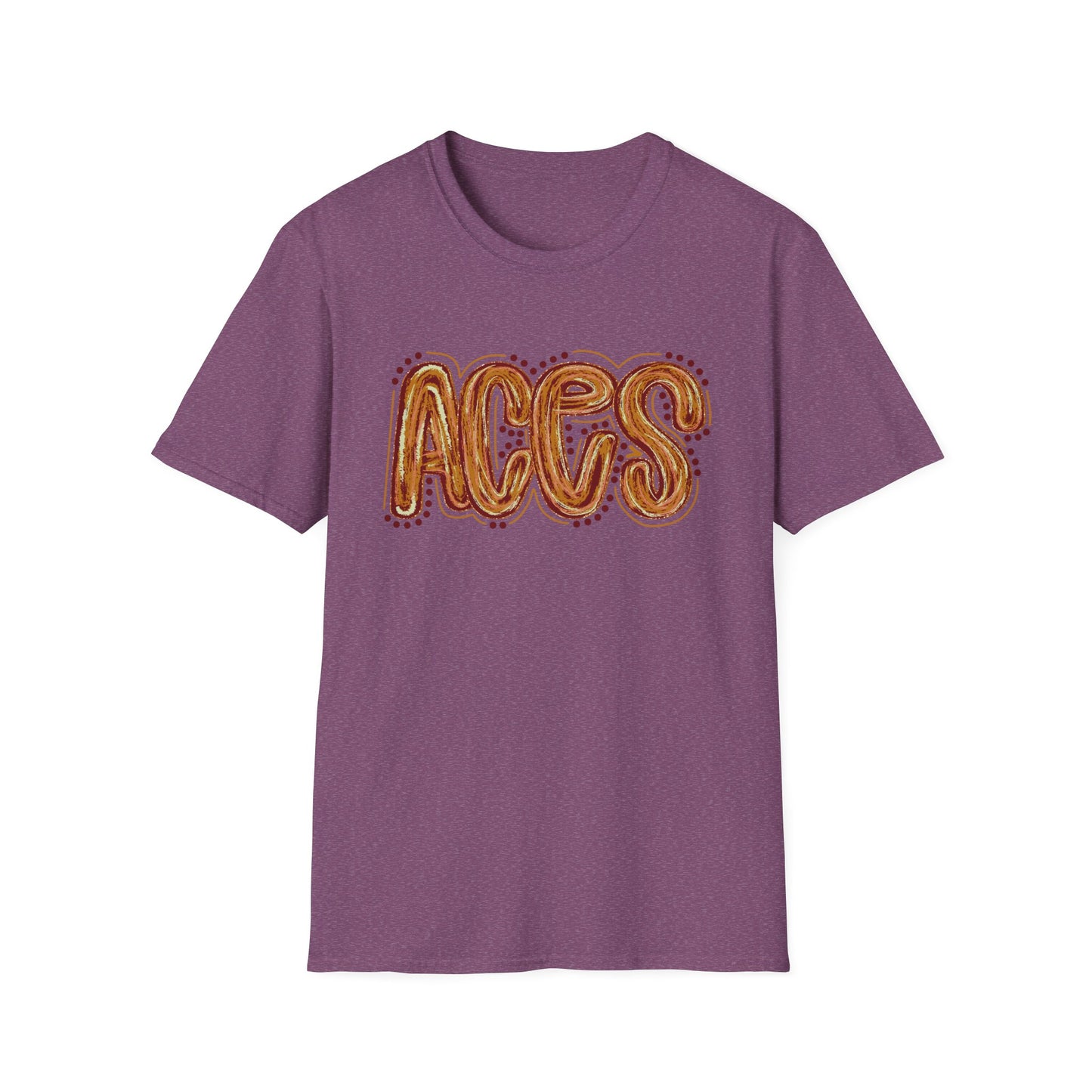 Aces Dots Adult Unisex Softstyle T-Shirt