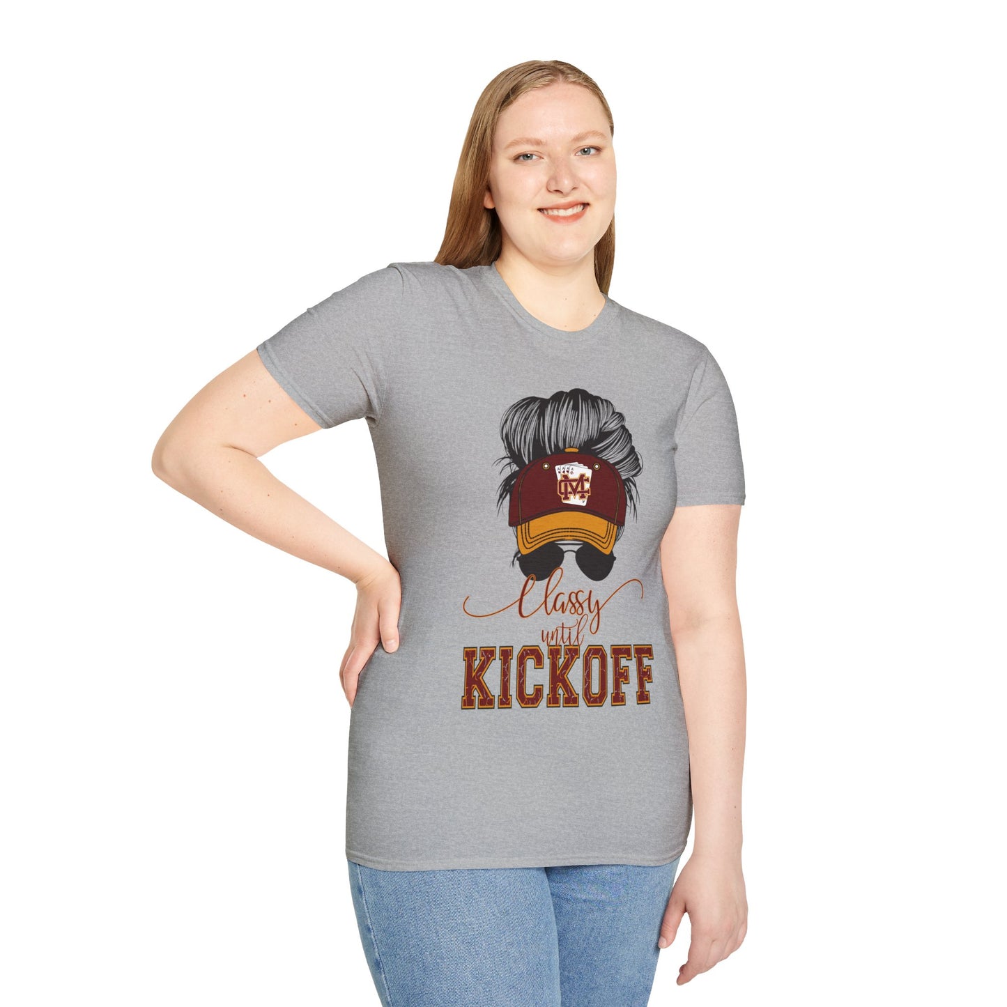 Aces Classy Until Kickoff Adult Unisex Softstyle T-Shirt