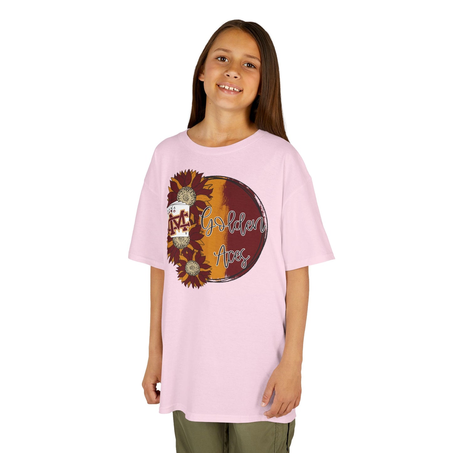 Golden Aces Sunflowers Kids Heavy Cotton™ Tee