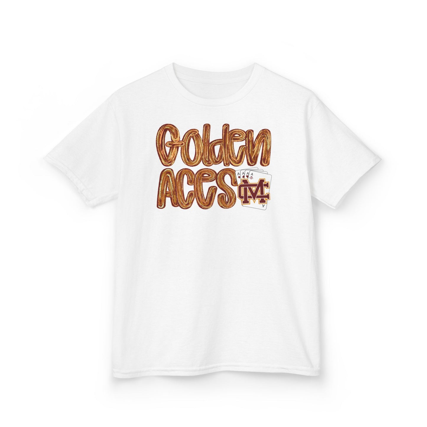 Golden Aces Brushstrokes Kids Heavy Cotton™ Tee