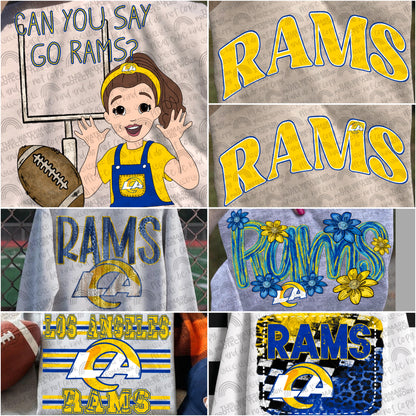 Rams Bundle- 7 PNG Files