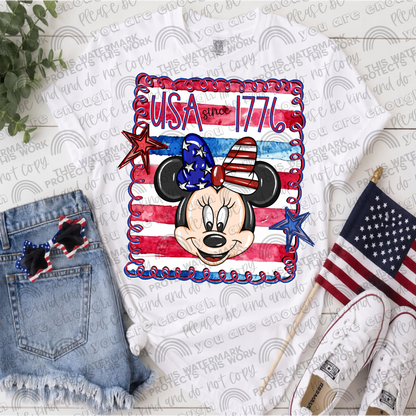 USA Since 1776 Bundle 4- 18 PNG Files