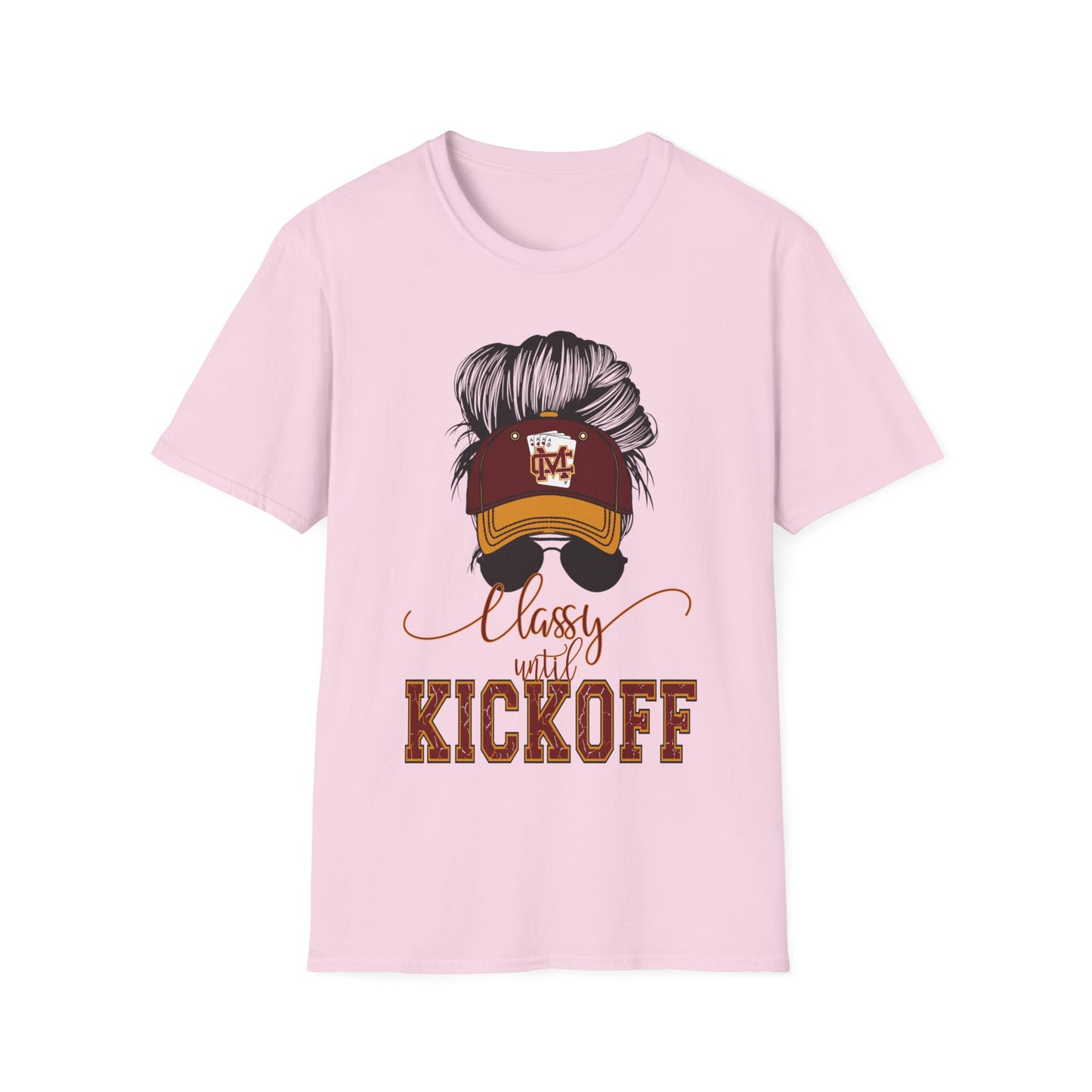 Aces Classy Until Kickoff Adult Unisex Softstyle T-Shirt
