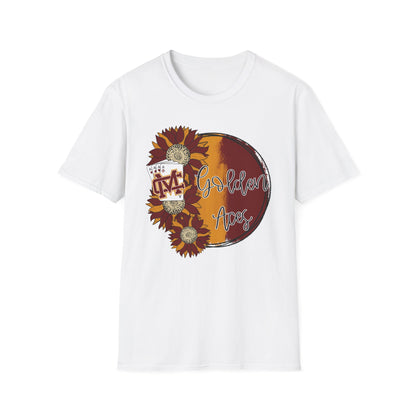 Golden Aces Sunflowers Adult Unisex Softstyle T-Shirt