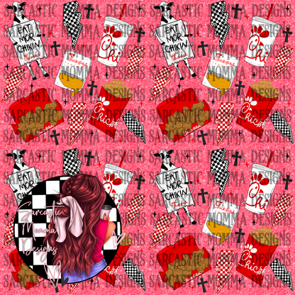 CFA Red Glitter Seamless File