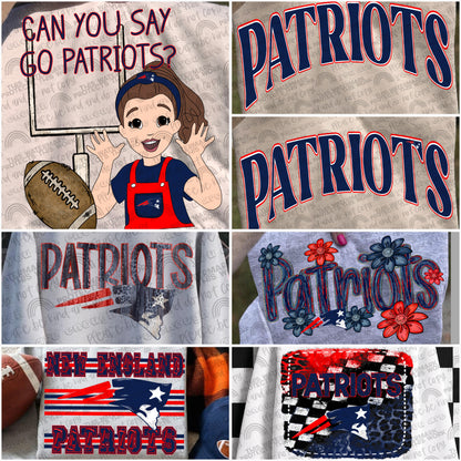 Patriots Bundle- 7 PNG Files