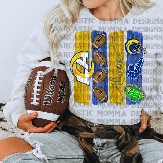 Rams Brushstrokes PNG File